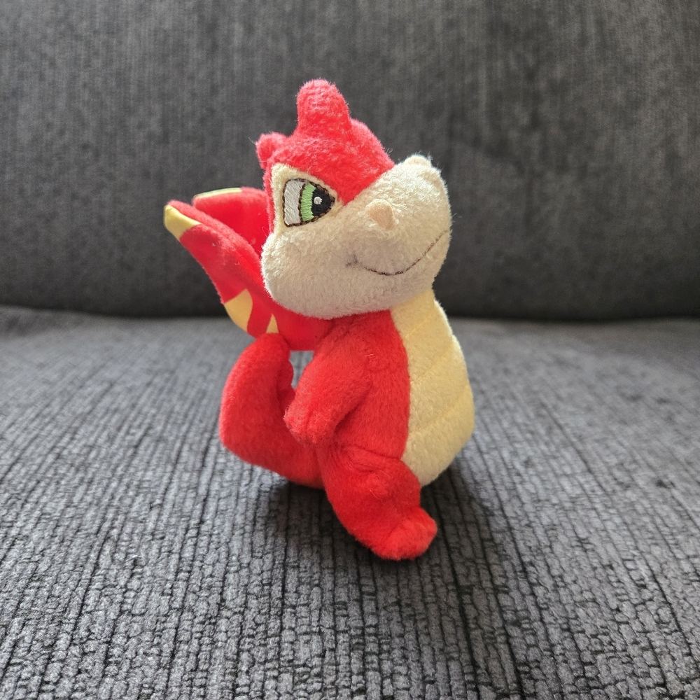 Neopets 2004 McDonald's Red Scorchio Dinosaur Plush